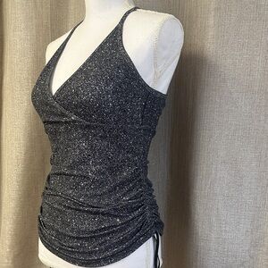 Lululemon Sparkling look Black Sleeveless Top